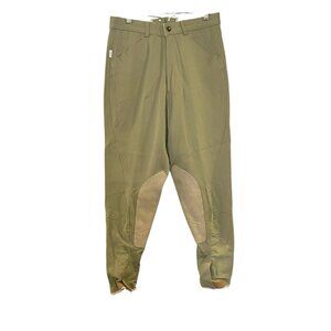 Pytchley Breeches Riding Pants Tan Beige Knee Patches Size 32 NWOT
